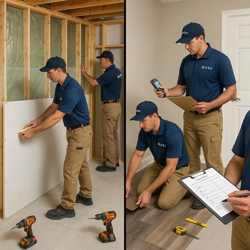 Repairs and Reconstruction process in South Peabody, MA